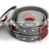 2~3persons Outdoor Portable Cookware Camping Aluminum Alloy PY71003 thumbnail-2