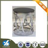 KTV High Quality Small Glass Round End Table thumbnail-1