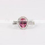 18K Rose Gold Plating Ring Gold Gemstone Ring 6 Gram thumbnail-3