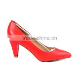 Nice Red fashion lady dress shoes women korean rubber peep-toe high heel platform dress shoes
