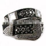 Wholesale Women's Rhinestone Studs Western Belts thumbnail-1