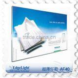 Edgelight Super Bright UL Listed Smd Led RGB and White Color Light Led Light Box for Advertising and Display Frame