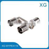 Brass Press Fitting 3 Way Male Female Tee for Manifold Pe-al-pe/gas Pipes thumbnail-2