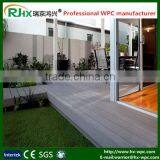 Grooved deck board for black plastic composite deck board with high quality plastic composite decking floor