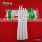 hot sale in South Africa in plastic bag 67g white vertical stripes candle