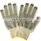 Polyester/cotton Knitted Gloves With Pvc Dots on Two Side thumbnail-1