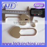AJF Long Shackle Lover Heart Shape Lock thumbnail-6