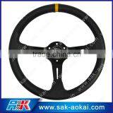 High Quality Deep Dish Car Steering Wheel Custom thumbnail-1