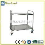 Fast Food Warmer Trolley for Hotel, 2 Tier Hospital Food Trolleys thumbnail-4