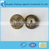 Custom Metal Jacket Screw Jean Buttons