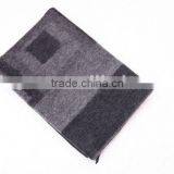 SD02-039 CLASSICAL SQUARE PATTERN THICK WOOL SCARF thumbnail-1
