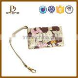Cartoon Image Printed Latest Design Ladeis Custom Leather Purse With Strap thumbnail-1