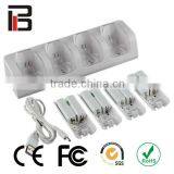 For Wii QUAD Charger Dock for Wii Remote 4 in 1