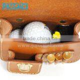 Vegetable Tanned Genuine Leather Belt Golf Ball Accessories Bag thumbnail-3