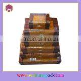 Black Wooden Perfume Packing Box (WH-0369)