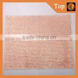 Hot fix rhinestone crystal embellished fabric for gift decoration                        
                                                Quality Choice