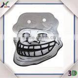 Black and White Round Shape PVC Cute Funny Clown Masks With Difference Design thumbnail-4