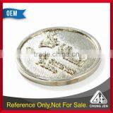 China Supplier Cheap Silver Embossed Shopping Cart Euro Token thumbnail-2