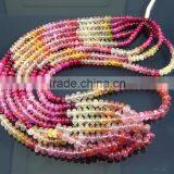 Natural Umba Sapphire Rondelles Beads thumbnail-6