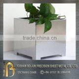 China Wholesaler Customized Stainless Steel Flowerpot, Metal Planter Fabrication