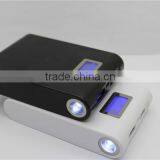 Factoty Supply 10000mah Portable Travel Lcd Power Bank