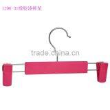 Colored Rubber Plastic Bottom Pants Hangers thumbnail-2