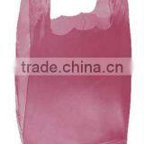 Alibaba China market custom logo red t-shirt bag