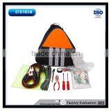 29PCS Emergency Tool Set for Promotion Including Raincoat Sliphon Tire Gauge Booster Cables