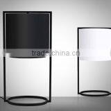 Round Table Lamp for Living Room With Fabric Shade UL CUL ETL CE SAA thumbnail-1