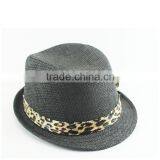 Colourful Feather Fedora Cap Handmade Flower Straw Hats Ventilate Top Quality thumbnail-5