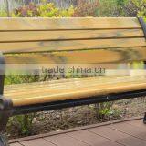 Wood Plastic Composite 1.5m Length Garden Anti-uv Smooth Chairs
