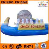 Commercial Giant Pvc Inflatable Sports Games Inflatable Bowling Alley,bowling Alley for Sale China
