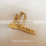 Chic Shiny Golden Metal Swing Tag for Plastic Product thumbnail-2