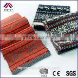 Wide Striped Scarf Female Knitted Scarf thumbnail-5