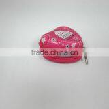 Small Heart Shape Tin Box With Zip