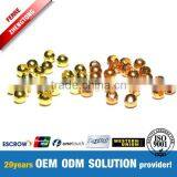 Fishing Tools Gold and Copper Tungsten Slot Ball thumbnail-1