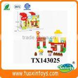 Big Plastic Building Block Train (67pcs) Intelligent Toys thumbnail-3