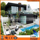 Two Storeys Modern Style Light Gauge Steel Frame Prefab Resort House thumbnail-1