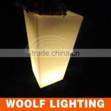 Waterproof Decoration LED High Square Flower Pot LED Garden Pot thumbnail-4