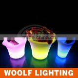 Plastic Outdoor Garden Decor Rechargeable LED Ice Bucket thumbnail-5