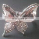 Decorative Butterfly Zinc Alloy Napkin Ring With Rhinestones thumbnail-1