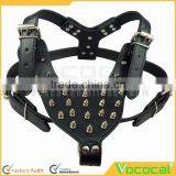 Black Spiked PU Leather Pet Dog Harness Dog Chest Belt Pet Accessory Size L thumbnail-4