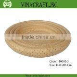 Bamboo Bread Basket With Double Wall