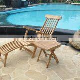 2017 Trade Assurance Modern Design Teak Wood Outdoor Poolside Sun Loungers thumbnail-1