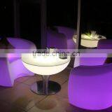 2017 Sigma 16 Colors Change PE Plastic Cheap Outdoor Bar Stool Sets thumbnail-3