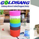 colorful silicone cup cover &non-slip hot resistant
