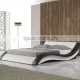 Special S Shaped Double Bed Bedroom Furniture Modern Leather Bed