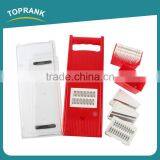 Toprank Custom Logo Multi Manual Vegetable Chopper Food Salad Vegetable Fruit Cutter With 7 Interchangeable Blades thumbnail-3