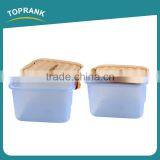 Toprank New Product Household Multi-function Large Size Clear Plastic Storage Box Sundry Clothes Storage Box With Lid thumbnail-1