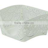 Arc-shaped Metal Punched Desktop Note Paper Holder thumbnail-2